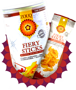 Zouq Fiery Sticks-Hot and Spicy