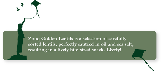 Zouq Golden Lentils-High Protein Lentil Snacks